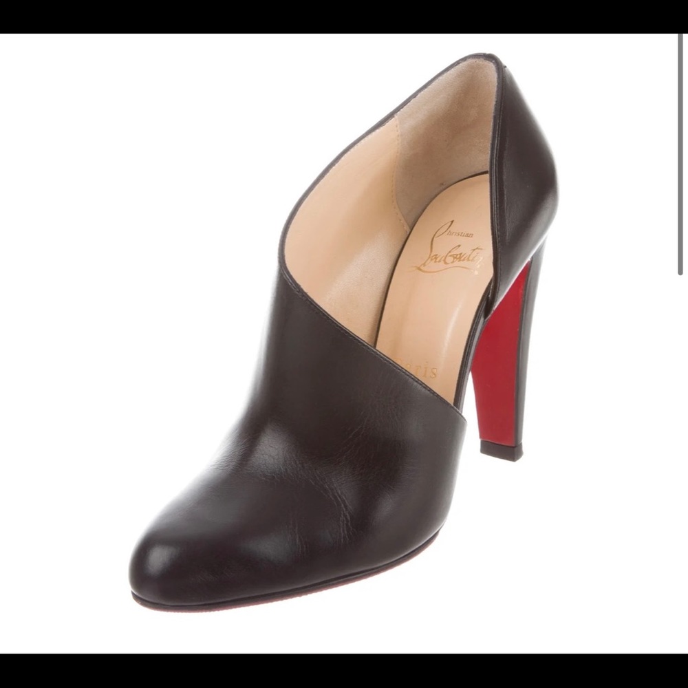 Christian Louboutin black booties. Sz 7